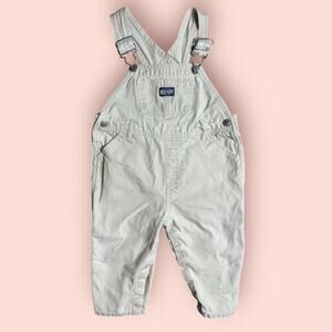 Vtg Baby Boys Size 18-24 month Old Navy Y2K Pantsuit Overalls Bibs Tan Romper